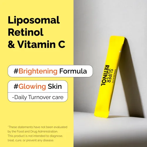 Vista 3 de VITALBEAUTIE Super Retinol - Retinol liposomal ingestible y vitamina C 1000 mg en polvo - Suplemento vegano K-Beauty para piel y tono de vidrio