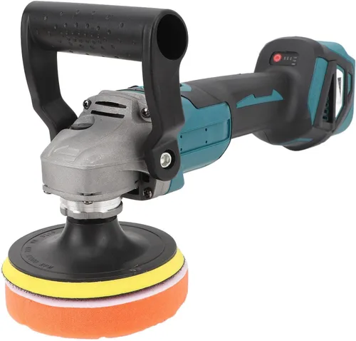 Vista 4 de Cordless Buffer Polisher 18V 6 Speed 2000 to 4800RPM with LCD Display Ergonomic Handle for Car Waxing Polishing Paint Defect Oxidation Treatment