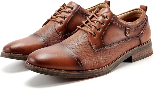 Vista 5 de Arkbird Zapatos de vestir Oxford de cuero para hombre - Elegante zapato formal de negocios para hombre