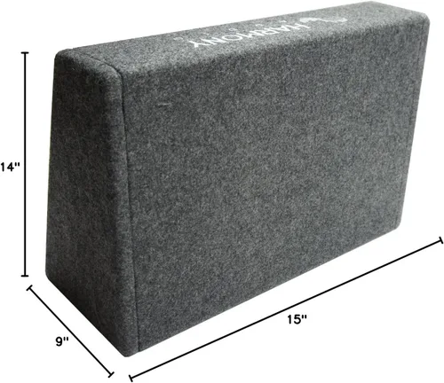 Vista 6 de Harmony Audio HA-ET112 Solo 12 vacío sellado camión sub caja poco profunda recinto descargado