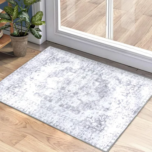 Vista 50 de COMSLE Alfombra Corredor Bohemia, 2 x 7 pies Alfombras Lavables para Pasillo Lana Sintética Pequeña Alfombra de Área de Cocina Alfombra Desgastada