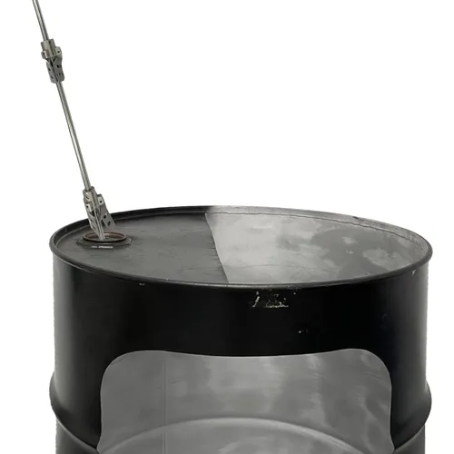 Vista 9 de COSMOSTAR Agitador neumático de 55 galones 1/8HP Bung Mount Tanque Mezclador de tambor Mezclador neumático de soporte, soporte de máquina