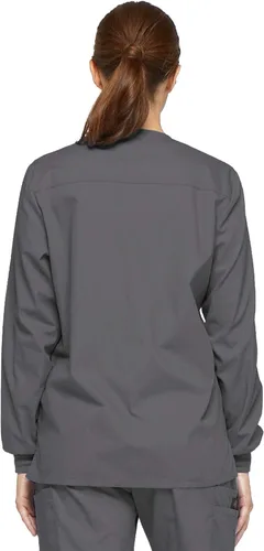 Vista 5 de Dickies - Chaqueta médica de calentamiento frontal para mujer