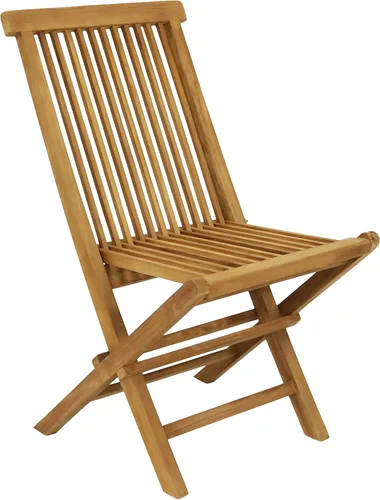 Vista 8 de Sunnydaze Hyannis - Juego de 2 sillas plegables de madera de teca, acabado