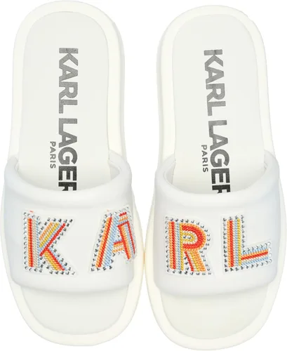 Vista 5 de KARL LAGERFELD Women's Opal Embellished Platform Sandal