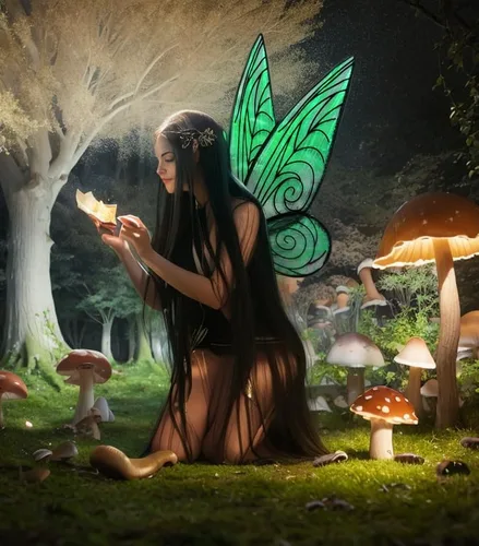 Vista 2 de caretoto Fairy Wings for Adults Halloween Fairy Costume Dress Up Sparkling Sheer Wings Angel Wings for Kids Girls Women
