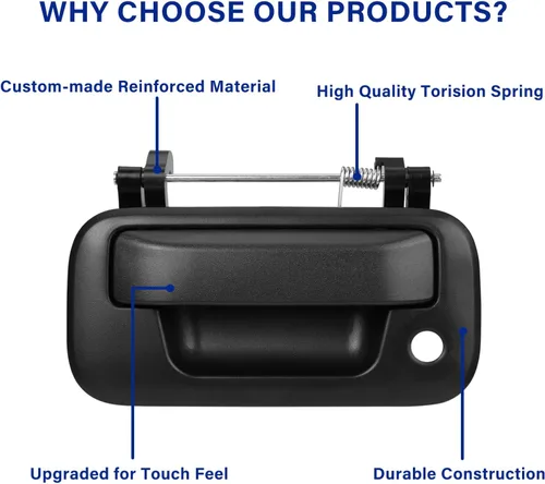 Vista 8 de Pestillo de manija para portón trasero compatible con Ford F150 F250 F350 F450 F550 Super Duty Explorer Lobo 2004-2016, Lincoln Mark LT Reemplazo #