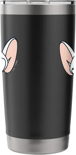 Vista 4 de Pinky and the Brain Vaso aislado de acero inoxidable Brain