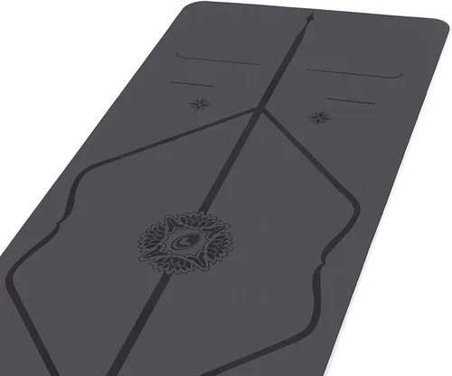 Vista 8 de Liforme Tapete Especial para Yoga – Incluye Bolsa de Yoga Gratis - Sistema de Alineación Patentado, Agarre al Estilo Guerrero, Antideslizante