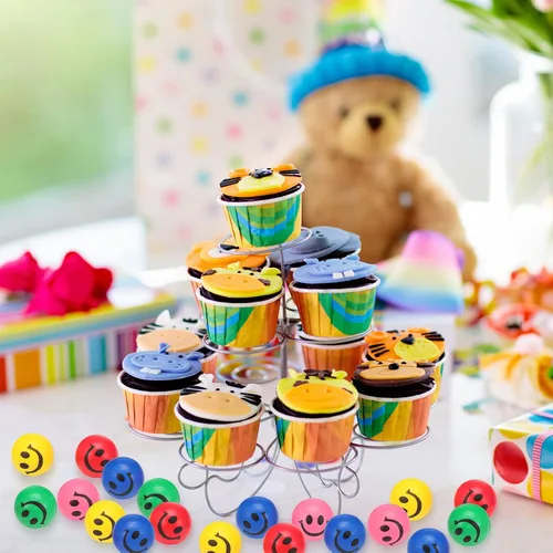 Vista 4 de Skylety 100 piezas de mini bolas de estrés con cara sonriente divertida Stresbe Happy Foam suave de colores para adultos, bolas de alivio