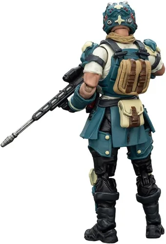 Vista 2 de Figura de acción JoyToy 1/25 Dark Source UNSC Sniper Foster Colección Modelo Regalos de Cumpleaños Jt01994