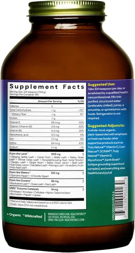 Vista 2 de HealthForce Nutritionals Vitamineral Green™ Suplemento en polvo- 10.6 oz