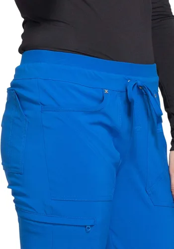 Vista 3 de Iflex by Cherokee Scrubs for Women, Drawstring Tapered Leg Scrub Pants CK010