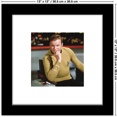 Vista 6 de Trends International Gallery Pops Star Trek - Póster de pared con foto del puente del Capitán Kirk, 12.00 x 12.00 pulgadas, versión de marco negro