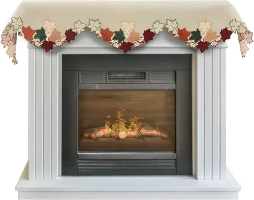 Vista 8 de Decozen Mantel Scarf for Fireplace, Fireplace Mantel Decor, Valentines Day Gifts, Gift for Her