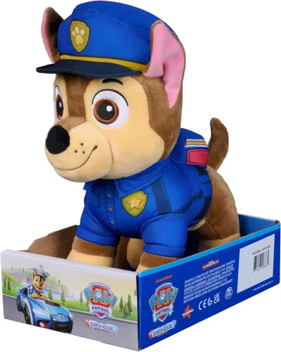 Vista 8 de Paw Patrol: Búsqueda y rescate Chase, juguete de peluche con accesorio