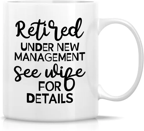 Vista 42 de Retreez Taza divertida – Horario de jubilación Do Whatever the Fxxx - Taza de café de cerámica de 11 onzas, divertida, sarcasmo, sarcástico