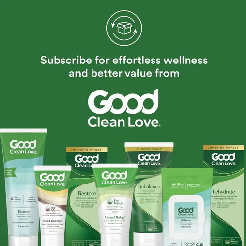 Vista 4 de Good Clean Love Rebalance Lavado Íntimo Femenino, Limpiador a Base de Agua con pH Equilibrado e Hidratante con Aloe Vera Orgánico e Ingredientes
