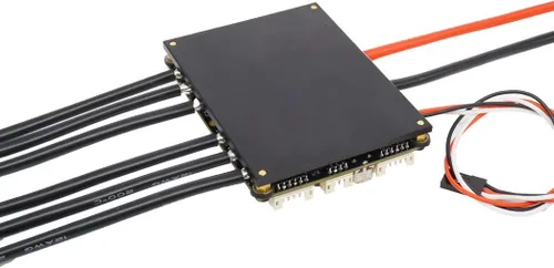 Vista 7 de FLIPSKY Dual FSESC 4.20 Plus (basado en ESC) con interruptor anti-parking Disipador de calor de aluminio anodizado integrado monopatín controlador