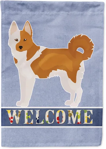 Vista 90 de Caroline's Treasures CK3645GF Bandera de bienvenida de bulldog inglés para jardín, bandera decorativa para patio exterior, obras de arte de patio
