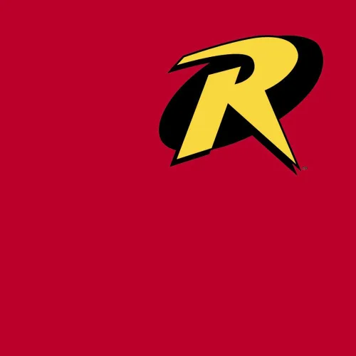 Vista 2 de Trevco Camiseta con logotipo de Batman y Robin Robin para hombre rojo (Robin Red)