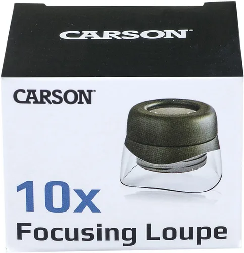 Vista 8 de Carson Lupa Versaloupe 10x con soporte de enfoque (LH-30)