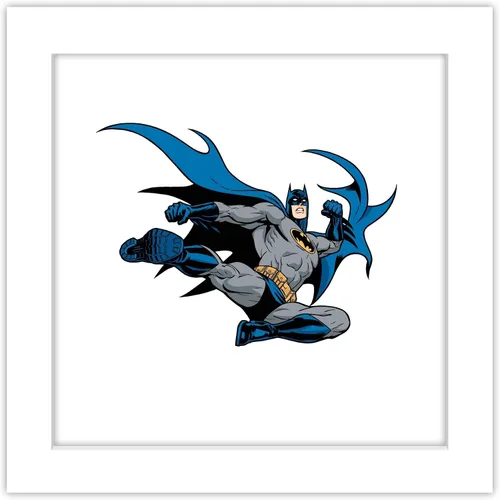 Vista 10 de Trends International Gallery Pops DC Comics Batman - Póster de pared de Action Kick, 12 x 12 pulgadas, versión enmarcada en negro