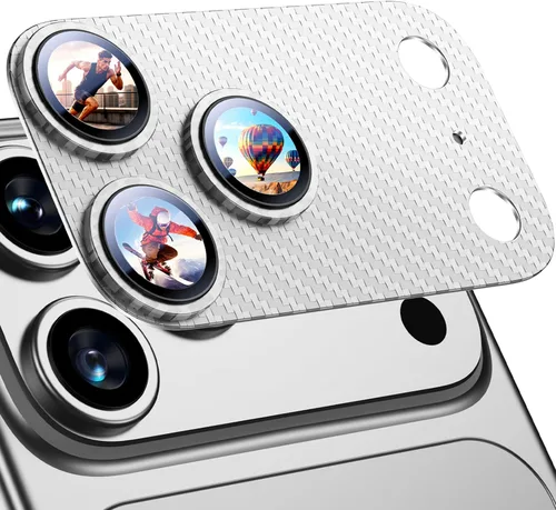 Vista 70 de Uyiton para iPhone 13 Pro/iPhone 13 Pro Max Protector de Lente de Cámara, [Fuerte Adhesión] [Protección contra Caídas] Cubierta de Cámara Posterior