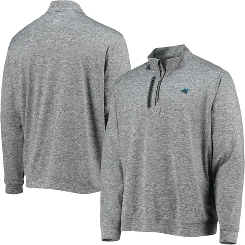 Vista 5 de Cutter & Buck Chaqueta jaspeada NFL Stealth Drytec con cremallera de un cuarto para hombre Atlas