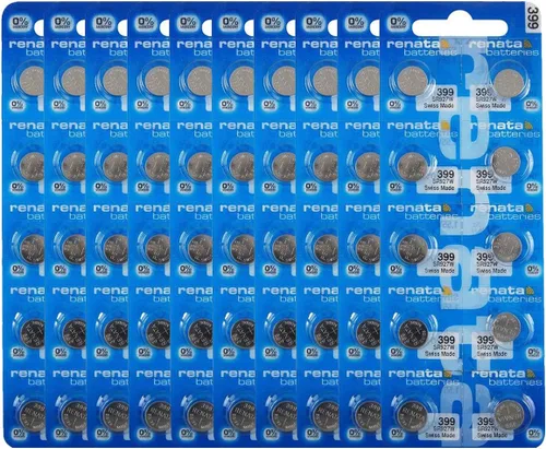 Vista 12 de Renata 399 SR927W Baterías – 1.55 V Óxido de Plata 399 Batería de reloj (2 unidades)