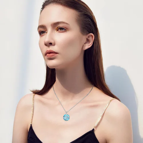 Vista 3 de Collar de nudo de brujas para mujer