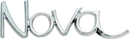 Vista 3 de 1 emblema de guardabarros delantero Nova OEM 3D Badge Quarter Panel de repuesto para Nova 1969-1972 (cromado)