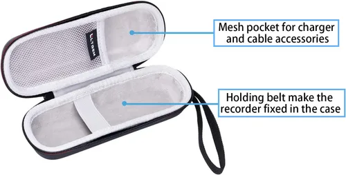 Vista 2 de LTGEM EVA Estuche de transporte duro para Zoom H1essential/Zoom H1n/H1 Handy Portable Digital Recorder