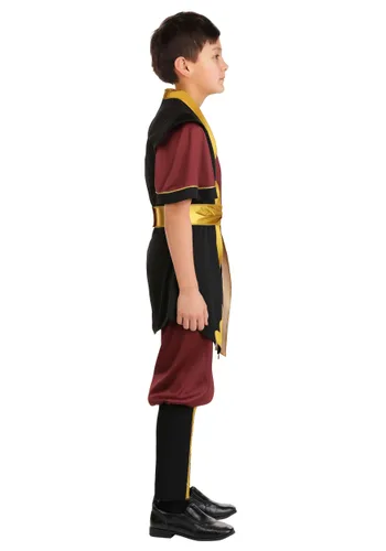 Vista 4 de Disfraz Deluxe de Príncipe Zuko para Niño Multicolor
