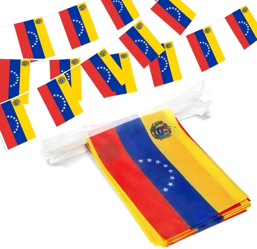 Vista 22 de Anley Banderines de cuerda de Argentina, banderines para eventos patrióticos, decoración del Día de la Independencia de Argentina, 9 de julio