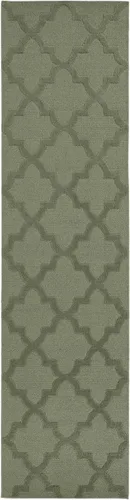 Vista 46 de Alfombra de Área Garland Rug Quatro Negra de 3' x 5' con Diseño de Enrejado Cut-Loop - Suave, Cómoda, Elegante y Económica en un Hermoso Color Negro