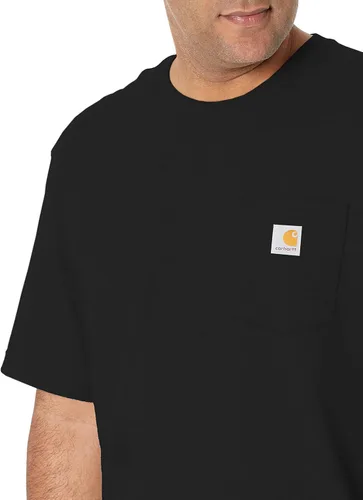 Vista 4 de Carhartt Camiseta con bolsillo Iconic K87 para hombre Negro