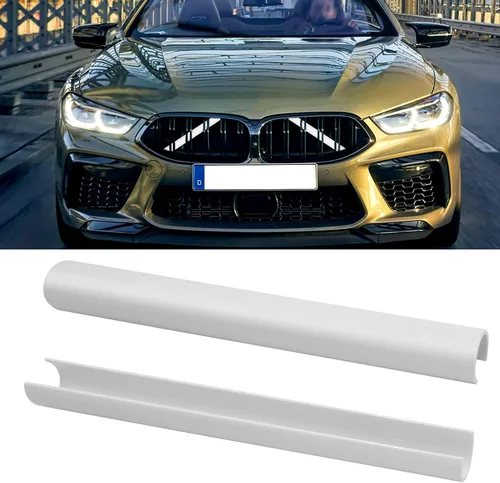 Vista 15 de Jaronx Compatible con insertos de parrilla BMW para series 2 5 6 7 X1 X2, F10 F11 F45 F12 F13 F01 F02 F48, Compatible con cubiertas envolventes