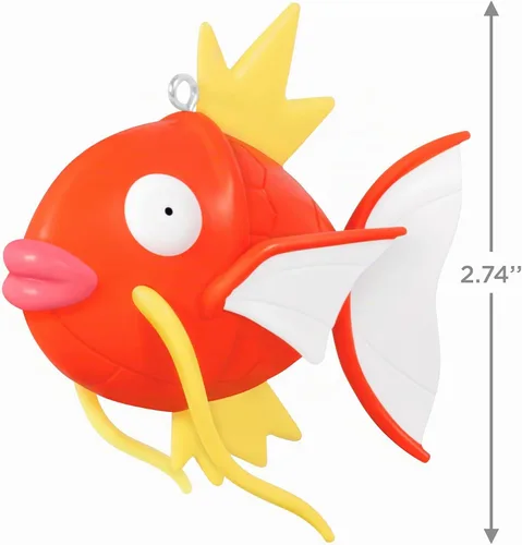Vista 5 de Adorno navideño Hallmark Keepsake 2024, Pokémon Magikarp, Regalos para fans de Pokémon