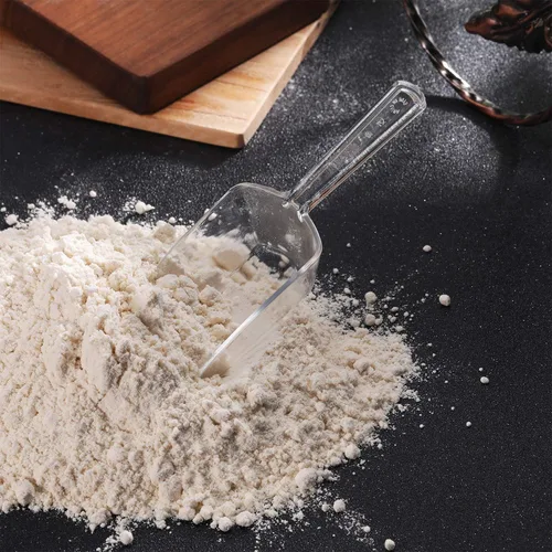 Vista 6 de HESTYA - 8 cucharadas de plástico transparente para alimentos y palomitas de maíz, 8 unidades, 6.7 pulgadas