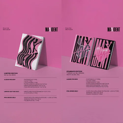 Vista 2 de dreamus [Regalo Aladin] Stray Kids [MAXIDENT ] SET DE EDICIÓN ESTÁNDAR + Álbum EDICIÓN