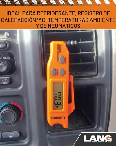 Vista 6 de Lang Tools 13800 Termómetro Digital de Bolsillo, Negro
