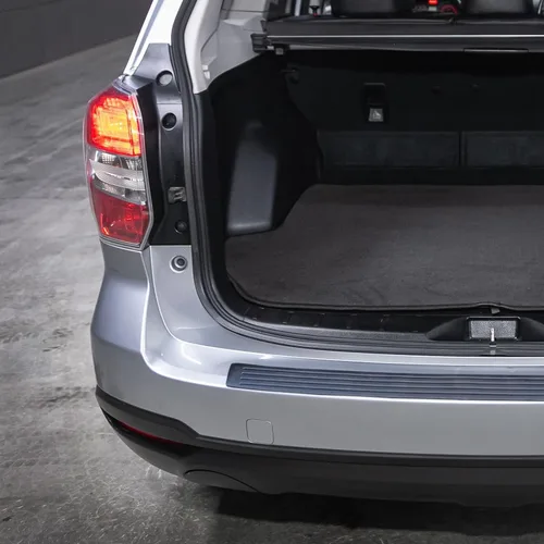 Vista 2 de Stockroom Plus Protector de parachoques trasero para automóviles y SUV, acolchado de goma universal (negro, 35 pulgadas)