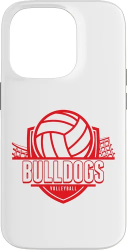 Vista 17 de Bulldogs Volleyball Back to School Spirit R Case for iPhone XR