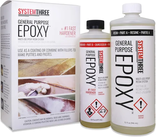 Vista 12 de Conjunto de botellas de epóxico System Three, de uso general, 1