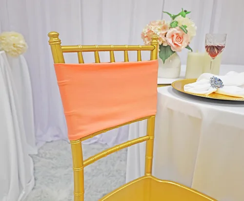 Vista 29 de (10 bandas elásticas de elastano de 7 x 13 pulgadas, de doble capa, lazos elásticos de licra para silla, lazos para bodas, fiestas, banquetes