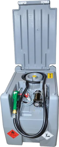 Vista 3 de JohnDow Industries JDI-AFT58 Depósito de combustible diésel auxiliar de 58 galones, con bomba de transferencia eléctrica de 12 voltios, 1 paquete