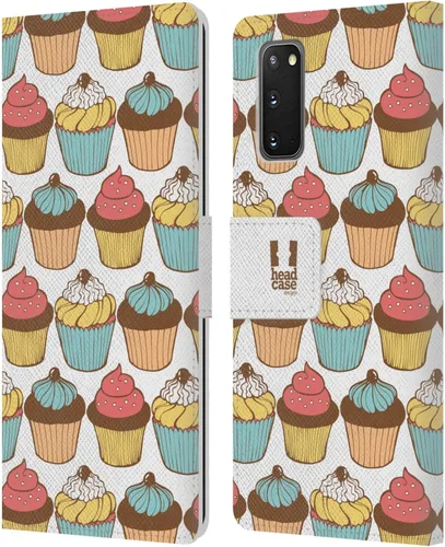 Vista 13 de Head Case Designs Assortment Cupcakes Happiness Leather Wallet Case Compatible with Samsung Galaxy A07 4G Surtido