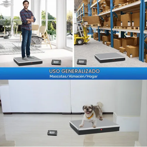 Vista 7 de Báscula postal digital inteligente, 440 libras, báscula postal de acero inoxidable, báscula de franqueo digital para almacén/hogar/empresa