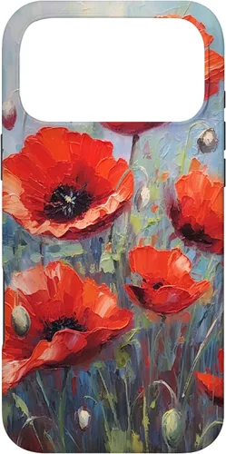 Vista 22 de Funda para iPhone 12/12 Pro Red Poppies Flowers In A Field